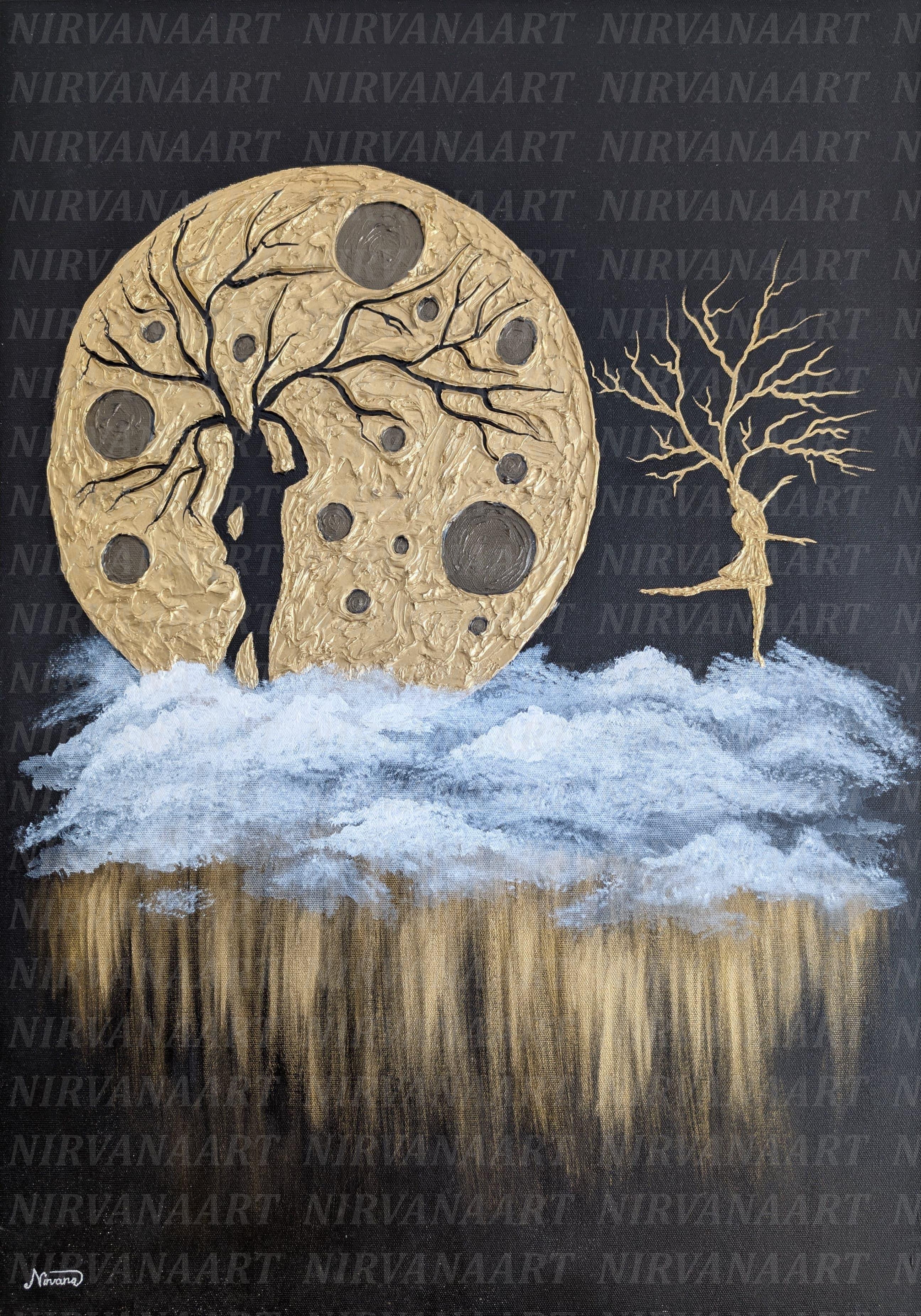 Ethereal Dance of the Moon by Nirvana Art
